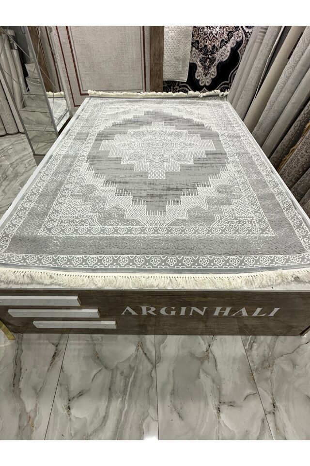 Kalın Kışlık Gri Halı Awenos ARGIN HALI