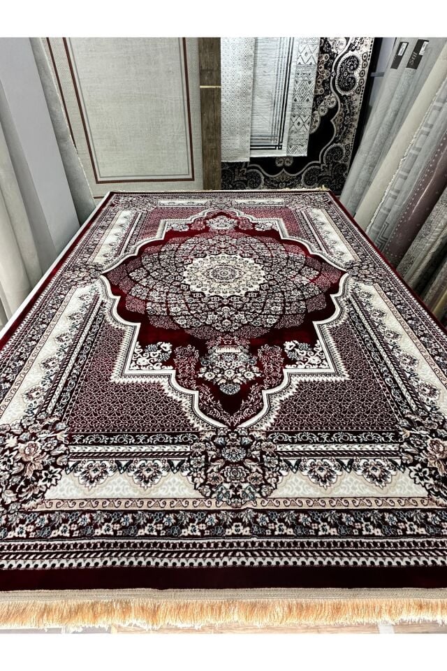 Etnik Desen Kırmızı Halı Semerkant ARGIN HALI